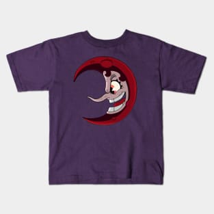 Moon boss - Cuphead Kids T-Shirt